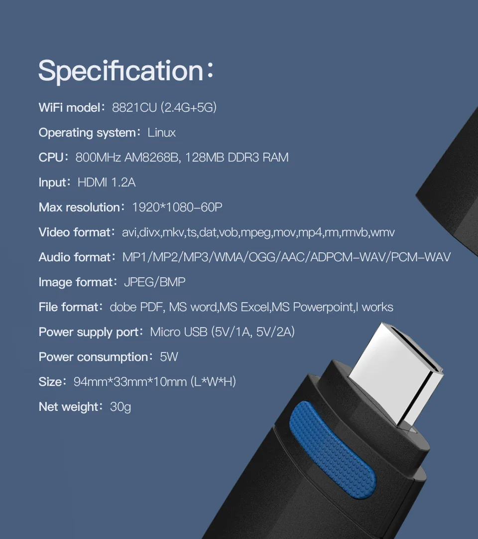 GGMM V-Linker ТВ-палка беспроводной ключ WiFi Дисплей мини HDMI донгл Поддержка 5G высокая скорость HD 1080P Miracast Chromecast AirPlay