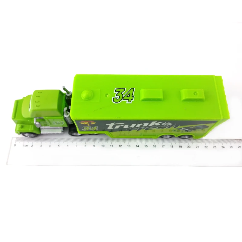 Disney Pixar Cars Mack Uncle No.34 новый грузовик 1:55 литья под давлением игрушечная модель