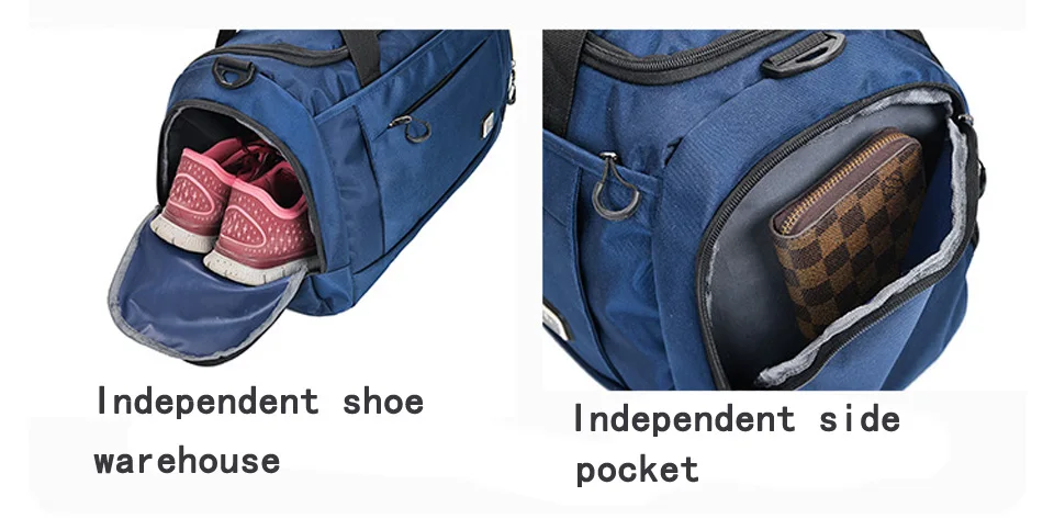 Large Capacity Sport Bags Gym Bag Men Woman Fitness Training Yoga Bags Waterproof Travel Outdoor Sports Bag Shoulder Handbag