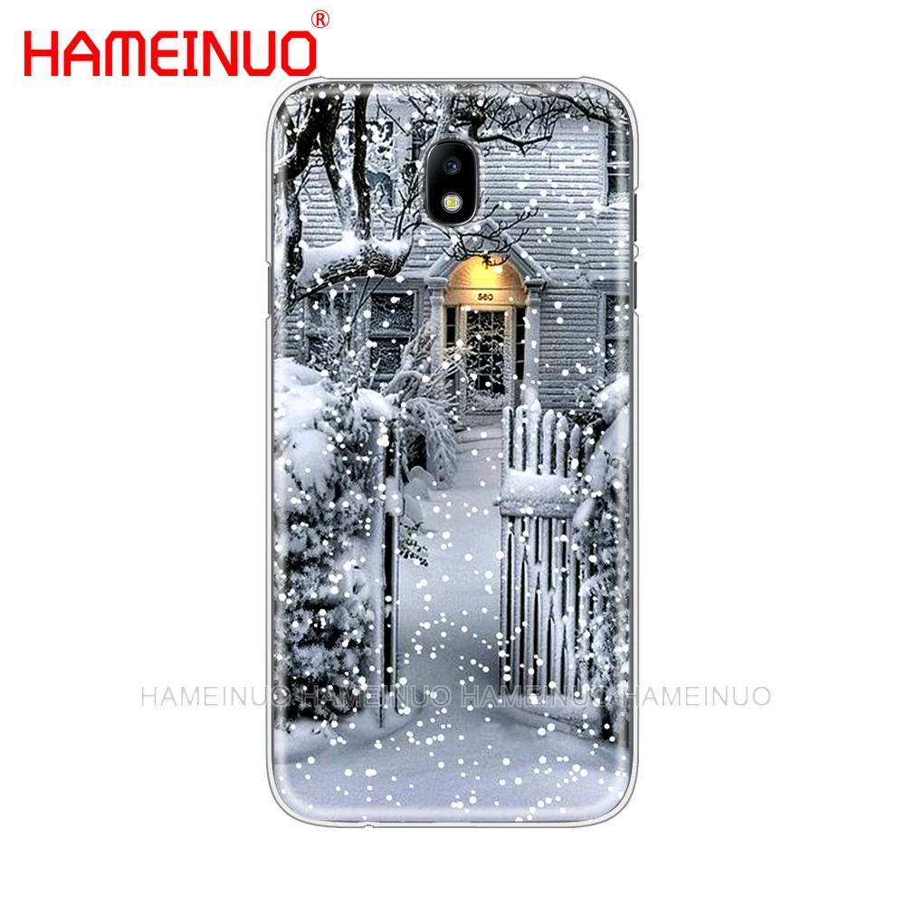 43514 HAMEINUO Пейзаж Зима светильник снежного покрова чехол для телефона для Samsung Galaxy J3, J5, J7 года J527 J727 J327 J330 J530 J730 PRO - Цвет: 43514