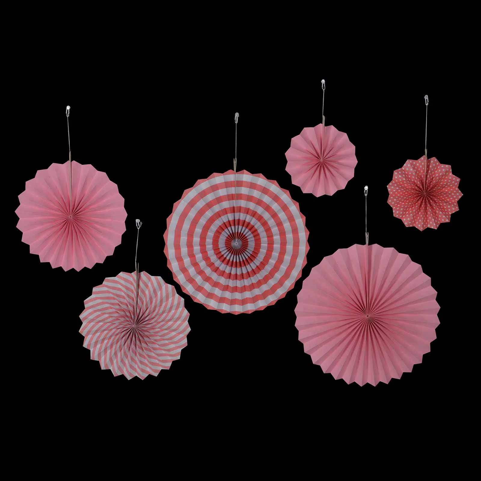 6 шт. милые подвесные из бумаги Pinwheel Гирлянда Свадебный день рождения День