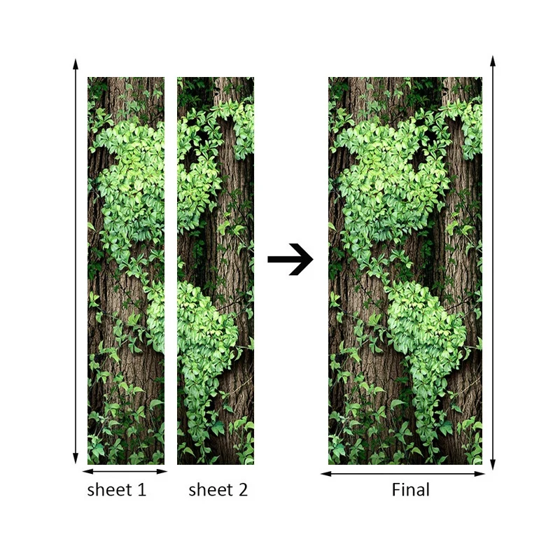 Креативная самоклеящаяся водостойкая дверная наклейка сделай сам настенные
