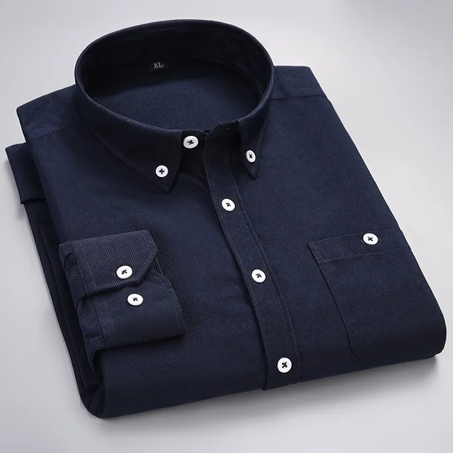 Модная Вельветовая рубашка с длинным рукавом бархатная чистый цвет для отдыха