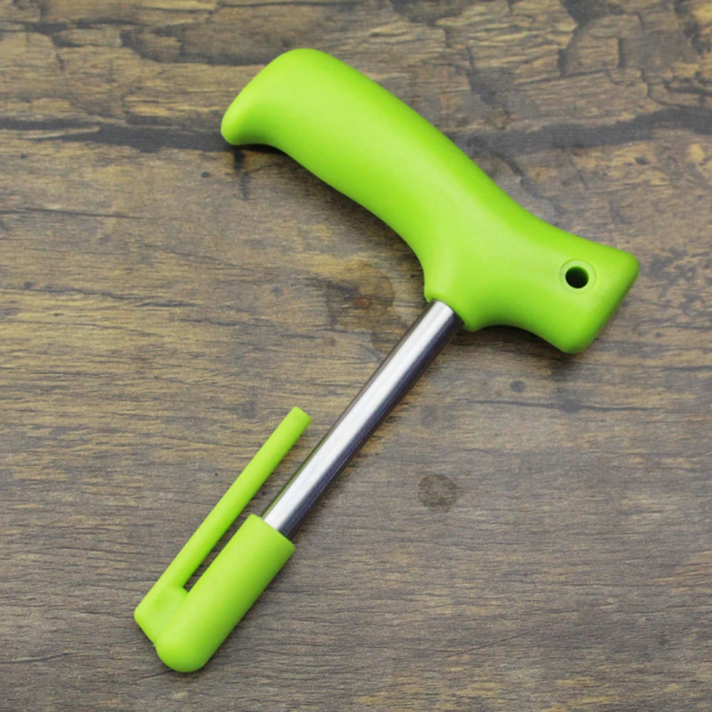 Зеленый инструмент для пробивки нож Машинка удаления кокосового ореха прочный