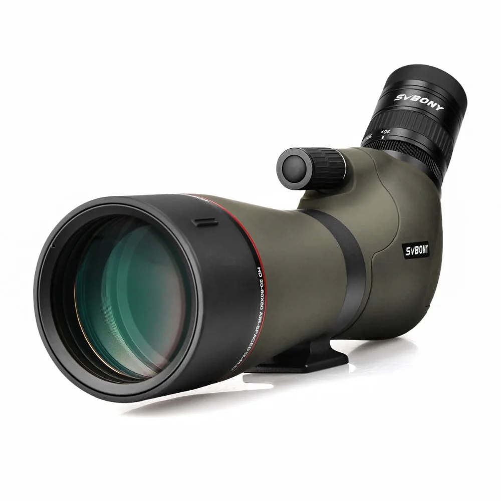 SVBONY 20-60x80 Zoom Зрительная труба с азотным заполнением SV46 телескоп двойной механизм фокусировки металлический корпус w/57," высококачественный штатив