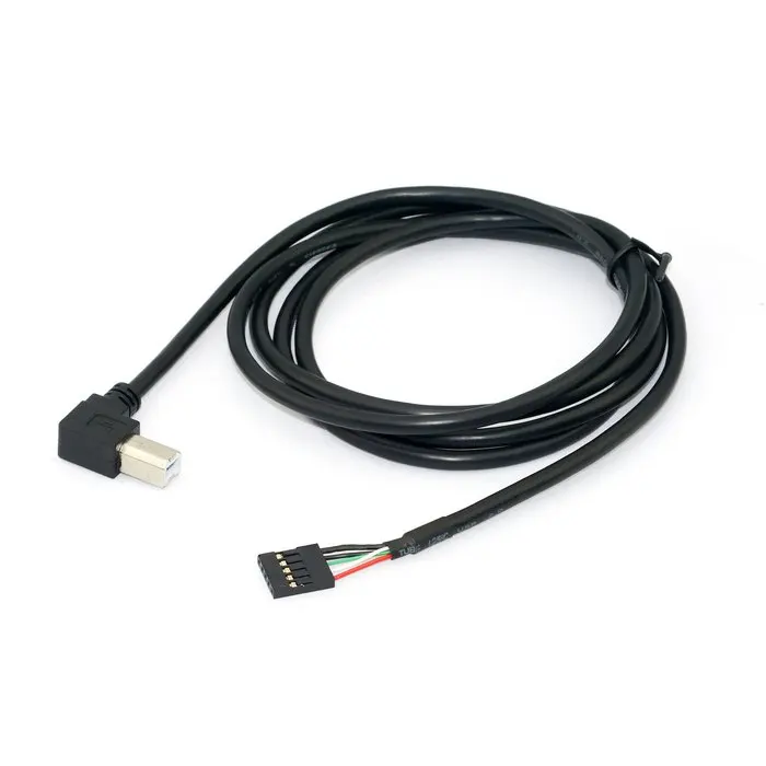 USB 2 0 B Male 90 градусов прямоугольный тип на шаг 54 мм 5pin кабель корпуса 1 3 м U2 319 RI 1.3M|usb