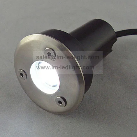 LED подземный свет 85-265 в dia65 * h80 мм 1 Вт 20 шт./лот теплый белый день холодный синий сад