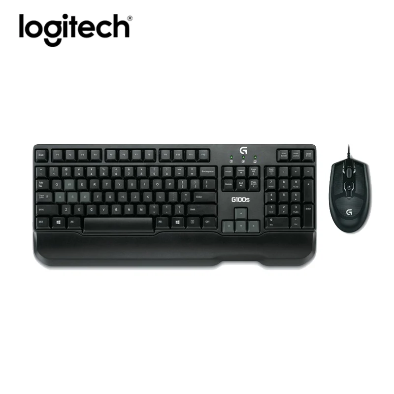 Проводная мышь и клавиатура Logitech G100S Combo игровой ноутбук геймерский ПК