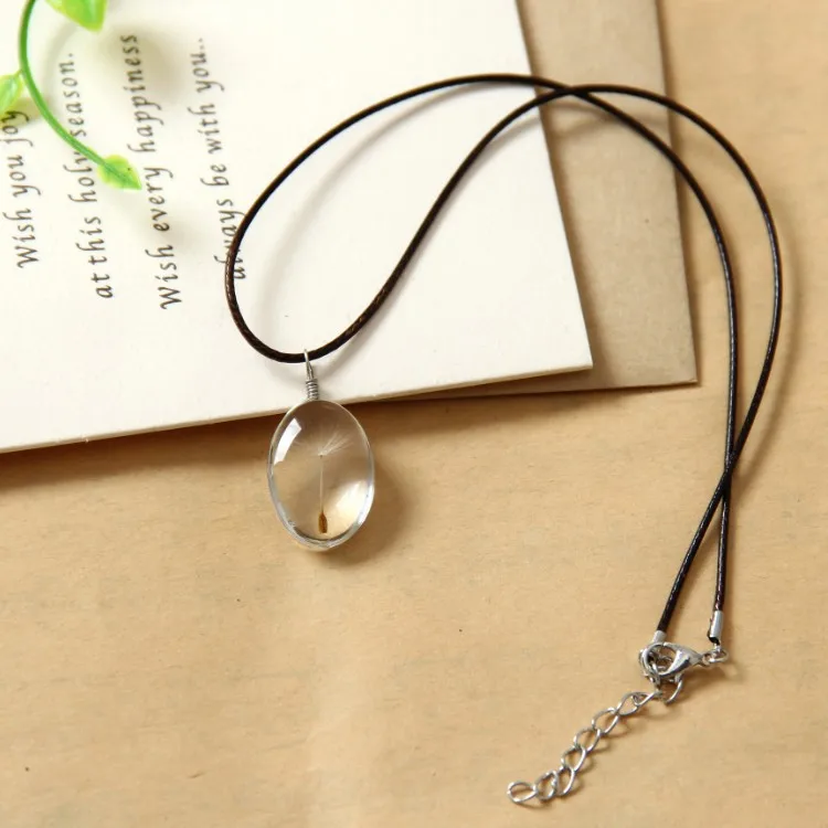 YWHL изящный корейский стиль сердце-формы прозрачный Одуванчик чокер ever wither