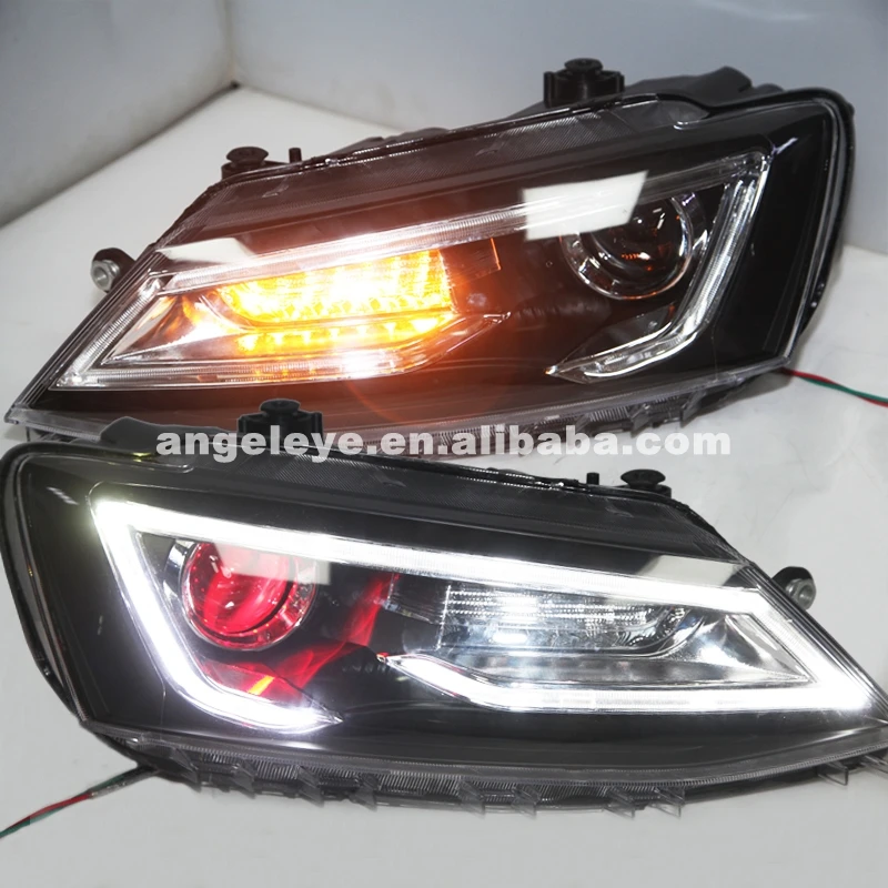 Для VW New Jetta MK6 / Sagitar светодиодный лампы передних фар 2011 2016 год YZ Тип|lamp headlight|headlight for