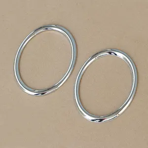 Крышка автомобильных противотуманных фар для Audi Q3 2011-2017 ABS Хромированная Защитная крышка передних противотуманных фар наклейка аксессуары