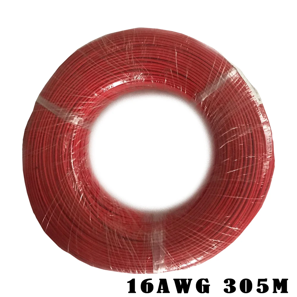 Фото 10 метров UL3122 16AWG оплетка из стекловолокна с электрической проволокой силиконовый 10 метров UL3122 16AWG оплетка из стекловолокна с электрической проволокой силиконовый
