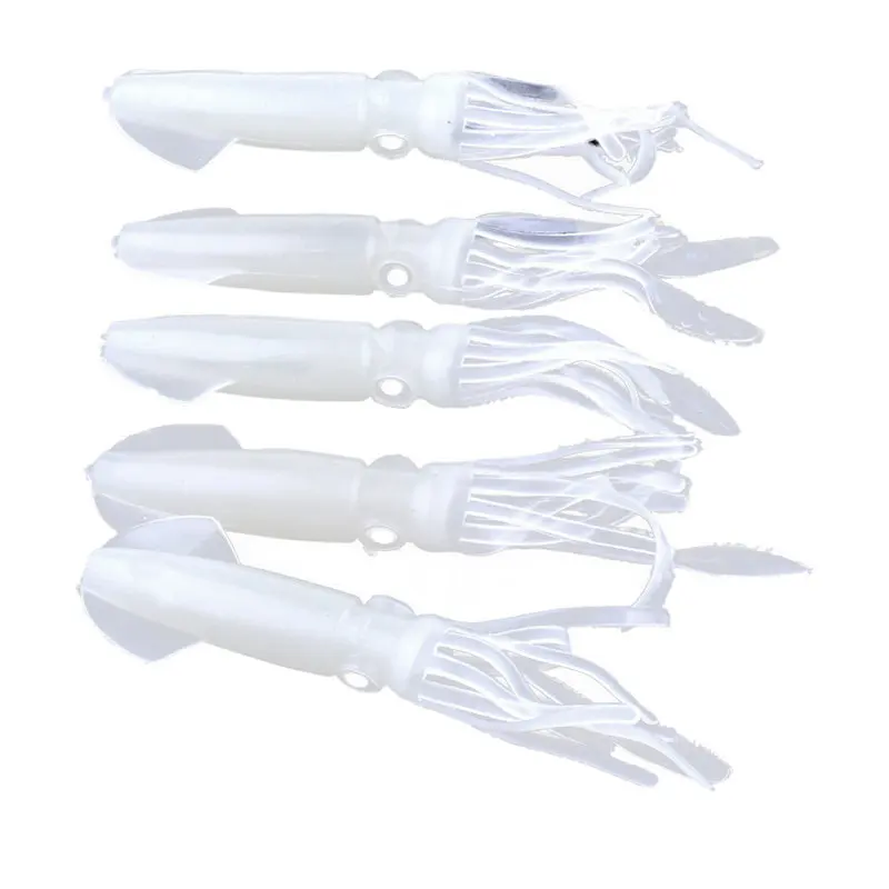 Мягкие пластиковые рыболовные приманки 5 шт Силиконовые морские большие