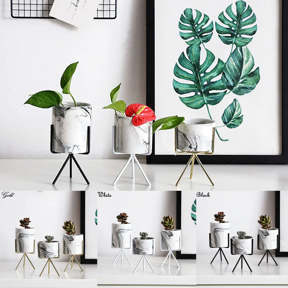 Крытого сада железная проволока металлический стеллаж для горшков 2019 Новая мода