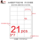 Лазерная струйная бумага для печати этикеток А4, 50 листов, 3х7, 21-up 1050 шт., 64,5 мм x 40 мм, Amazon этикетка FBA