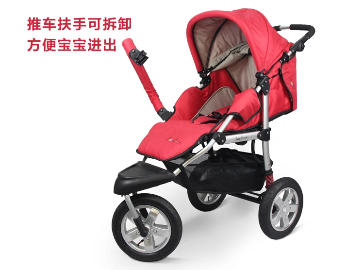 BabyBoom детская прогулочная коляска для бега, Детский Светильник с высоким пейзажем, откидывающаяся детская коляска, cochesitos de bebe