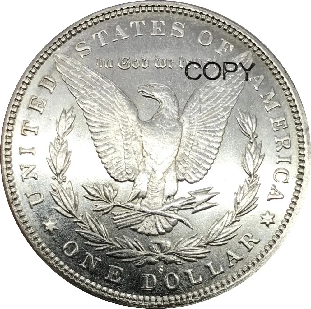 

Монеты США 1885 s 1 доллар Моргана, купроникель, посеребренные копии