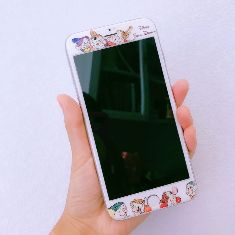 Для iPhone 8 8plus Белоснежка Принцесса Чехлы и пленка для экрана из закаленного стекла
