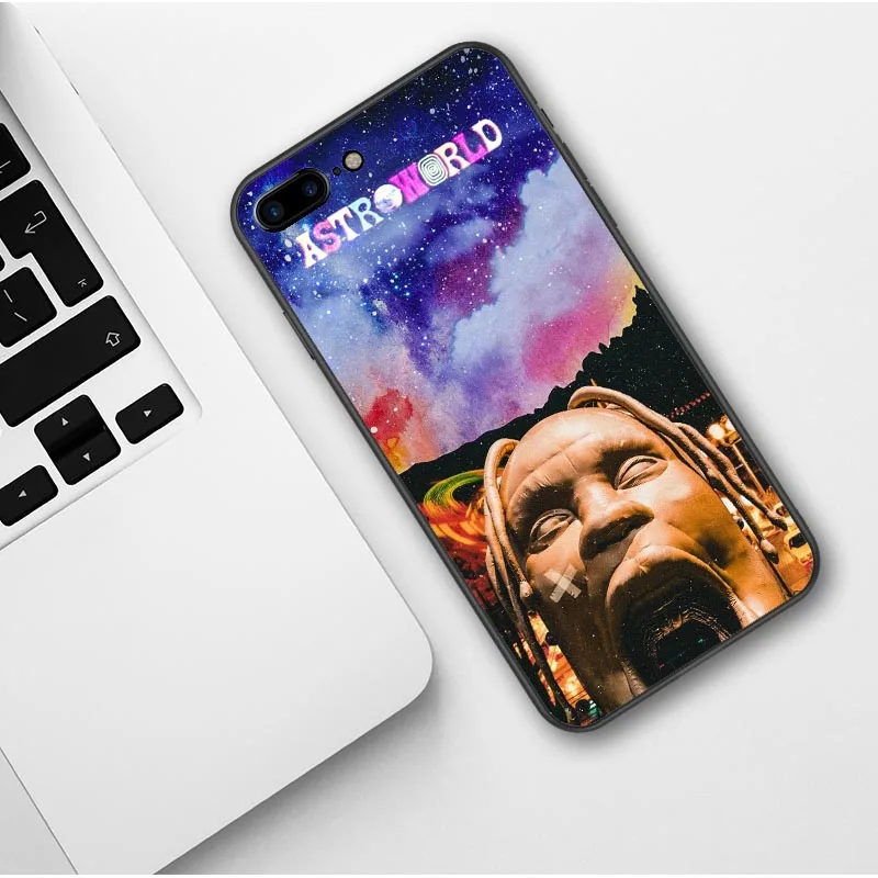 TPU Трэвиса Скотта ASTROWORLD TOUR плюшевый медведь желаю вам быть здесь мягкий чехол для телефона для iPhone X 5S 6 6S 7 8 Plus XR XS MAX XS 11 Pro Max - Цвет: TPU