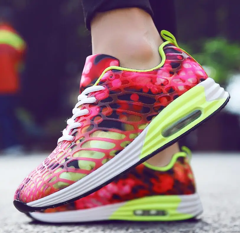 

New listing hot sales Spring and Autumn men and women net Breathable Sports shoes running shoes K58#