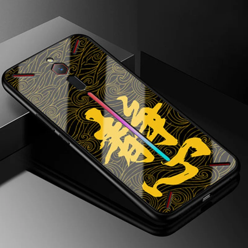 Чехол для zte Nubia Red Magic Red Devil NX609J чехол из закаленного стекла+ чехол с мягкими краями для Nubia Red Devil стеклянный чехол s shell