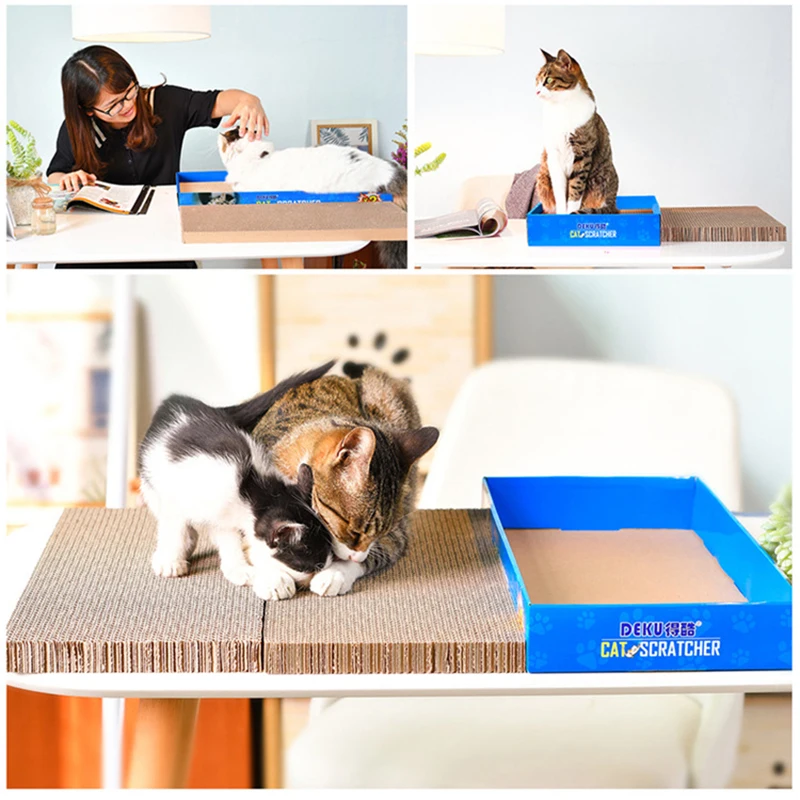 2 шт./лот Pet Cat Мебель когтеточка для кошек плоский дизайн картон товары Когтеточка