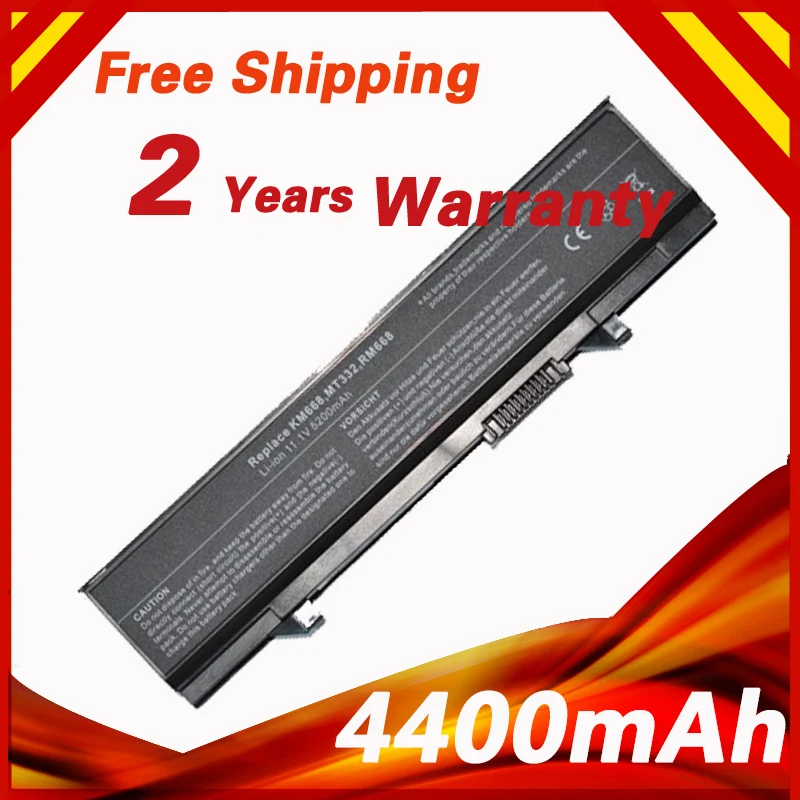 4400 мАч 10 8 В Аккумулятор для ноутбука Dell PW651 RM649 RM656 RM661 RM668 T749D U116D W071D WU841 Latitude E5400 E5410