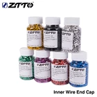 ZTTO 500 шт. внутренний гибкий вывод Кепки s тормозной кабель переключателя советы провода Алюминий сплав Кепки подходит для стоп-сигнала переключения переключатель Crimps