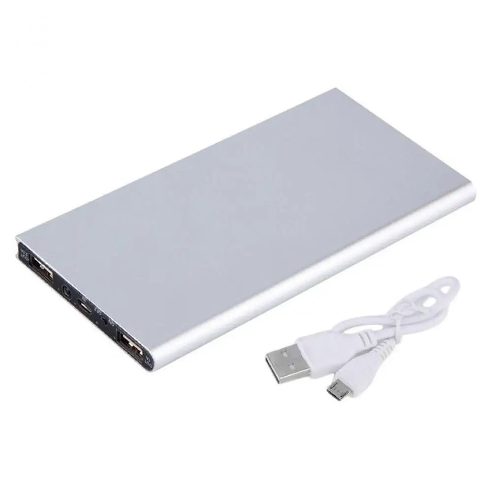 10000 мАч Зарядное устройство Quick Charge 3 0 двухстороннее USB Dual для Xiaomi iPhone X Note 8