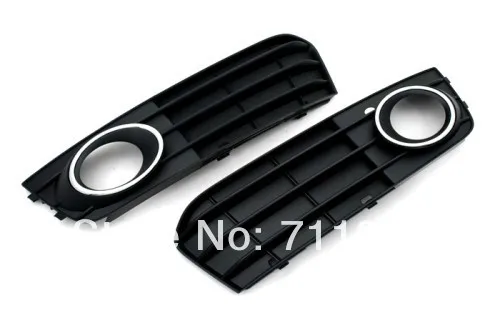 

Fog Grille Insert With Chrome Ring For Audi A4 B8