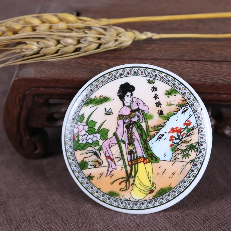 Круглый магнит для холодильника китайские керамические поделки Двенадцать