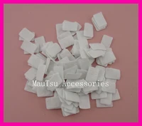 1000pcs 1 3cm 2 0cm white rectangle felt pads patches for hair clipsnon woven applique for flowerbargain for bulk