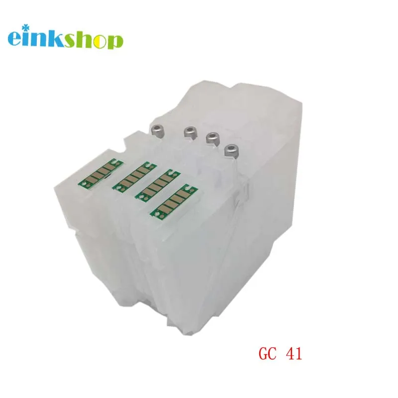 Многоразовый чернильный картридж einkstore GC41 с чипом для Ricoh GC 41 SAWGRASS SG400 SG800 SG2010 SG2100