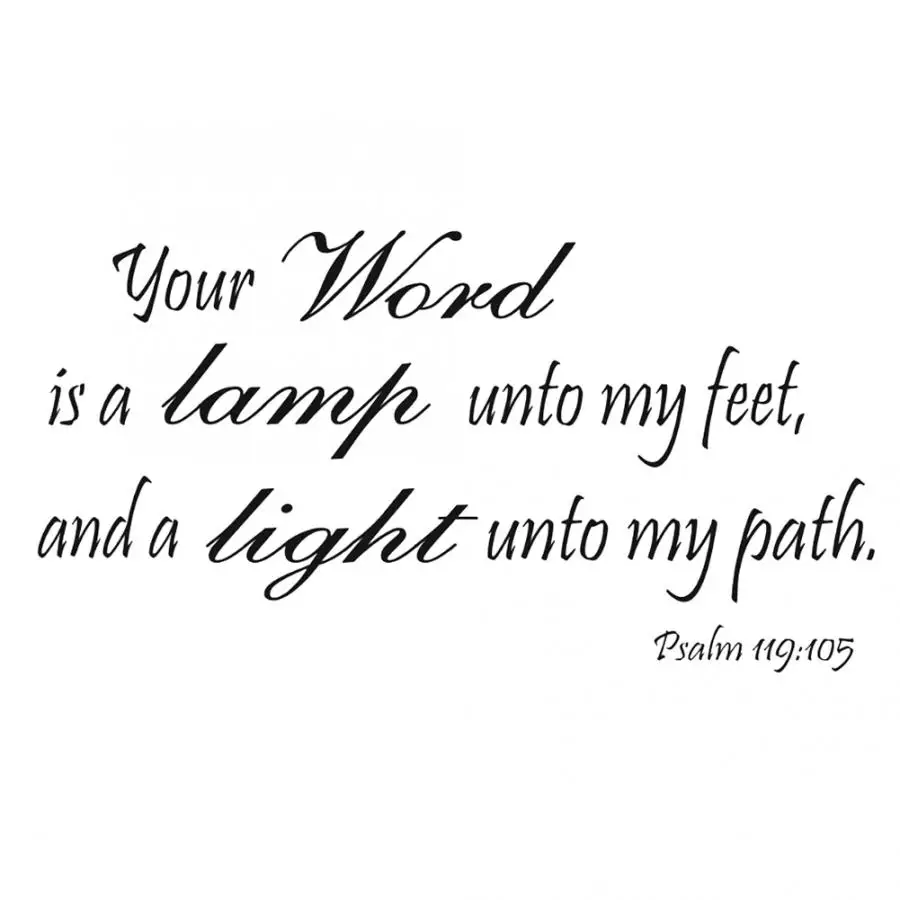 ПВХ Наклейка на стену с текстами из Библии настенные наклейки христианскими