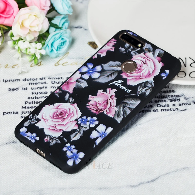 3d flower flamingo silicone phone case for huawei on honor 8x play 9i 7a 7c pro 9 lite 9n view 10 v10 7s 7x 6x soft tpu cover |