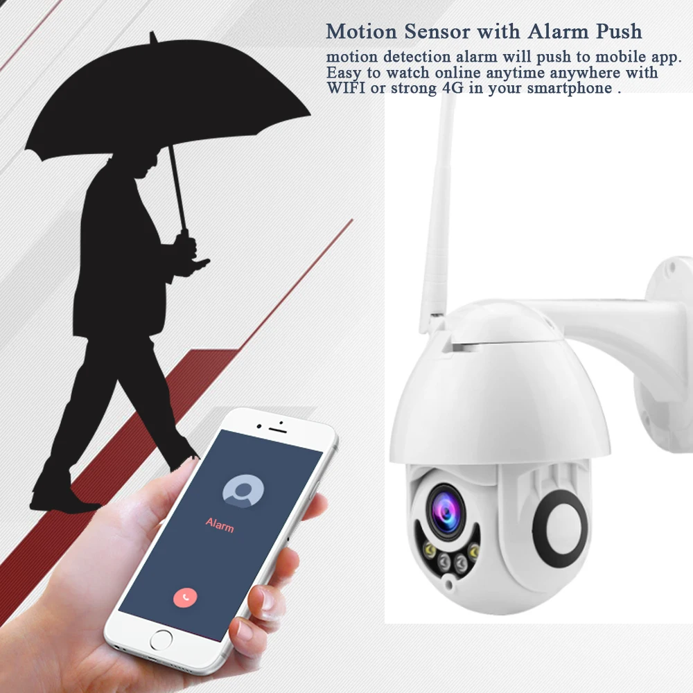 CTVMAN wifi камера наружная PTZ IP камера 1080p скоростная купольная CCTV Камера Безопасности s IP камера wifi Внешняя 2MP IR домашняя съемка