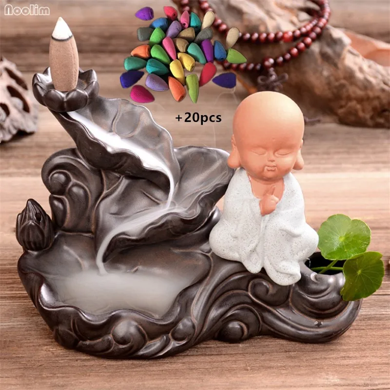 Креативный керамический Лотос с обратным потоком ароматическая горелка Teaho