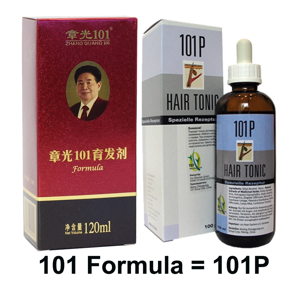 Чжан Гуан 101P (101 Формула) 3X120ml китайская медицина терапия против выпадения волос