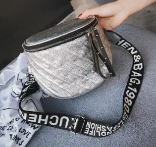 Сумки через плечо для женщин Известный модный бренд сумка серебряный мягкая