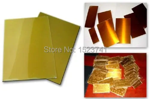 3 шт.! Горячая печать фольги Водорастворимая Фотополимерная Пластина пресс форма