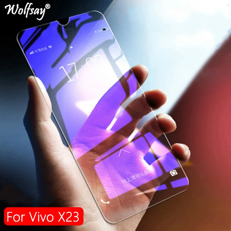 2 шт. закаленное стекло для Vivo X23 на защита экрана 9H Премиум-стекло телефона