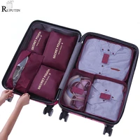 portable clothes storage bag folding closet organizer for tidy wardrobe suitcase pouch travel storage box shoes packing cube set