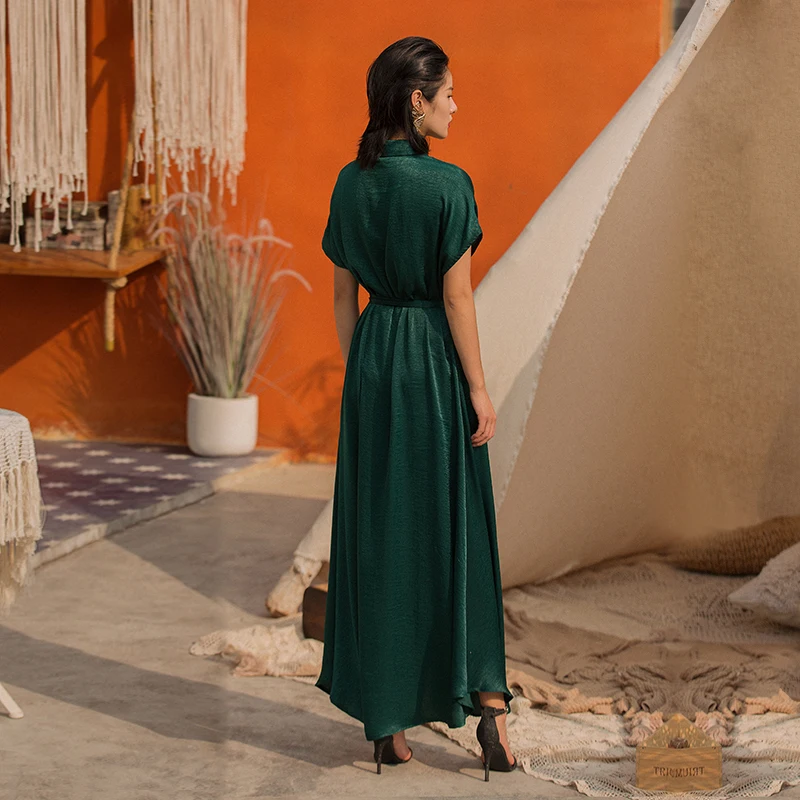 Летнее Длинное Платье VERRAGEE 2019 | Женская одежда