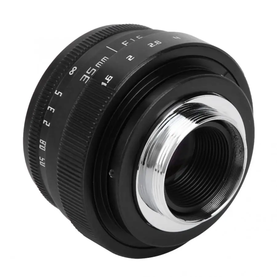 35 мм F1.6 CCTV C крепление объектив с большой диафрагмой для Sony NEX M4/3 FX адаптер f/1 6