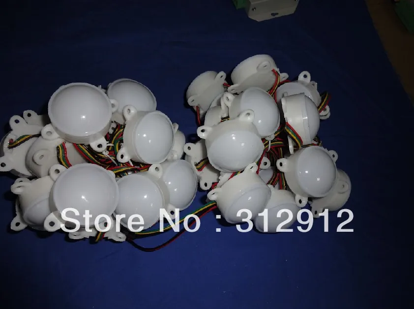 45 мм диаметр DC12V milky cover WS2801 пиксельный модуль 3 шт. светодиодов внутри 0 72 Вт 20 в