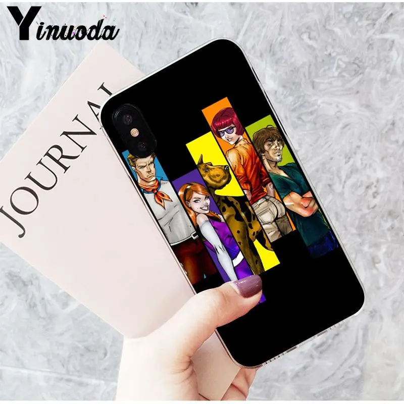 A7 Yinuoda Shaggy и Scooby Doo прозрачный мягкий для телефона чехол для Apple iPhone 8 7 6S Plus X XS MAX 5 5S SE XR мобильные чехлы - Цвет: A7