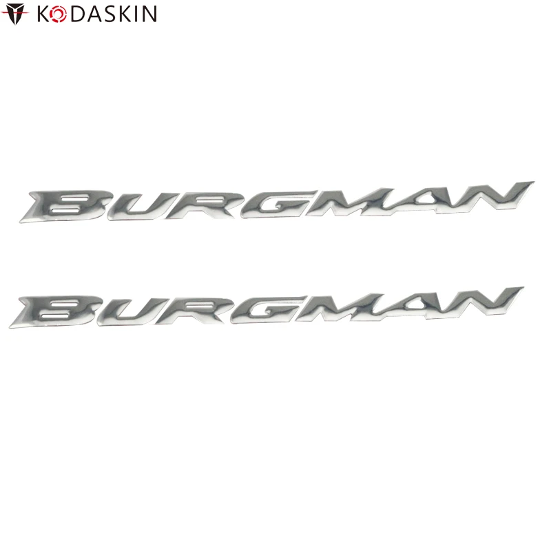 

KODASKIN Chrome Silver Stickers Reflective Emblems for Suzuki Burgman AN125 AN200 AN400 AN650 2002-2011