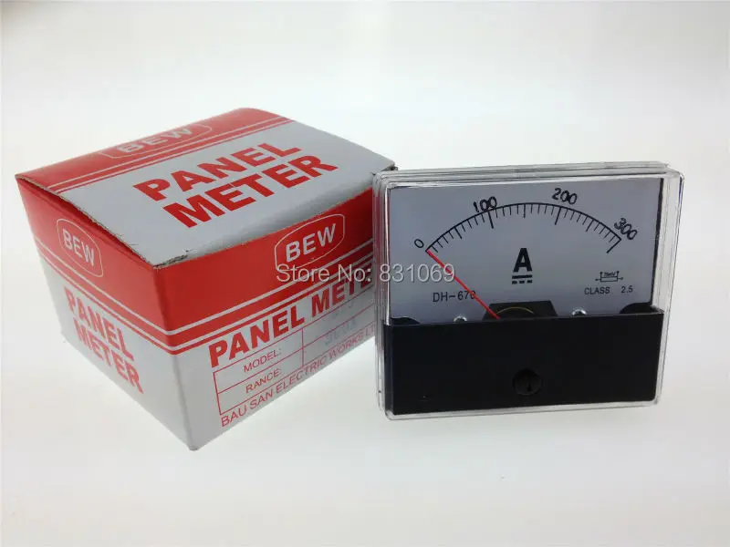 Аналоговый амперметр DH670 постоянного тока 0 300 А 1 шт.|meter foot|meter prepaidmeter taxi |