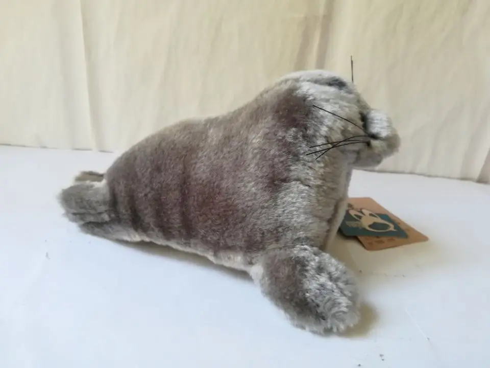 about 23cm lovely gray seal plush toy soft doll baby Christmas gift w0287 | Игрушки и хобби