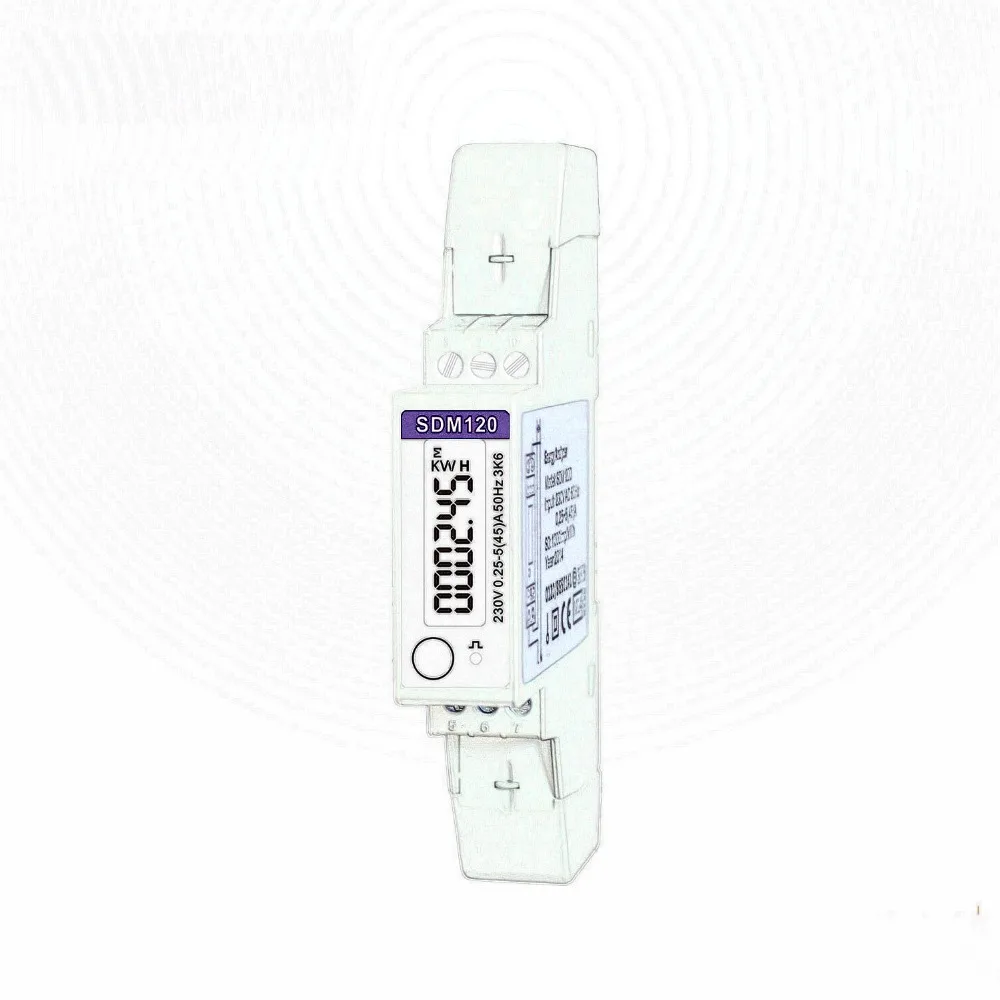 1 фаза 2 провода 0.25 ~ 5 (45) 230 В RS485 Modbus кВтч кварч u I P Q pf Гц DMD измерения счетчика